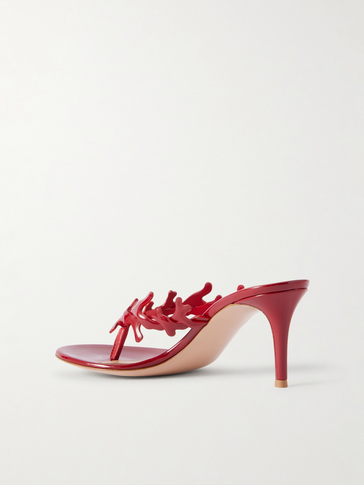 Gianvito Rossi Gallery Dept. Denim Shorts In Red