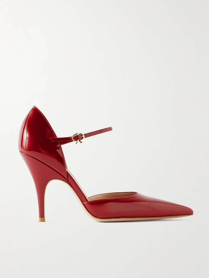Gianvito Rossi Nuit 95 Patent-leather Pumps
