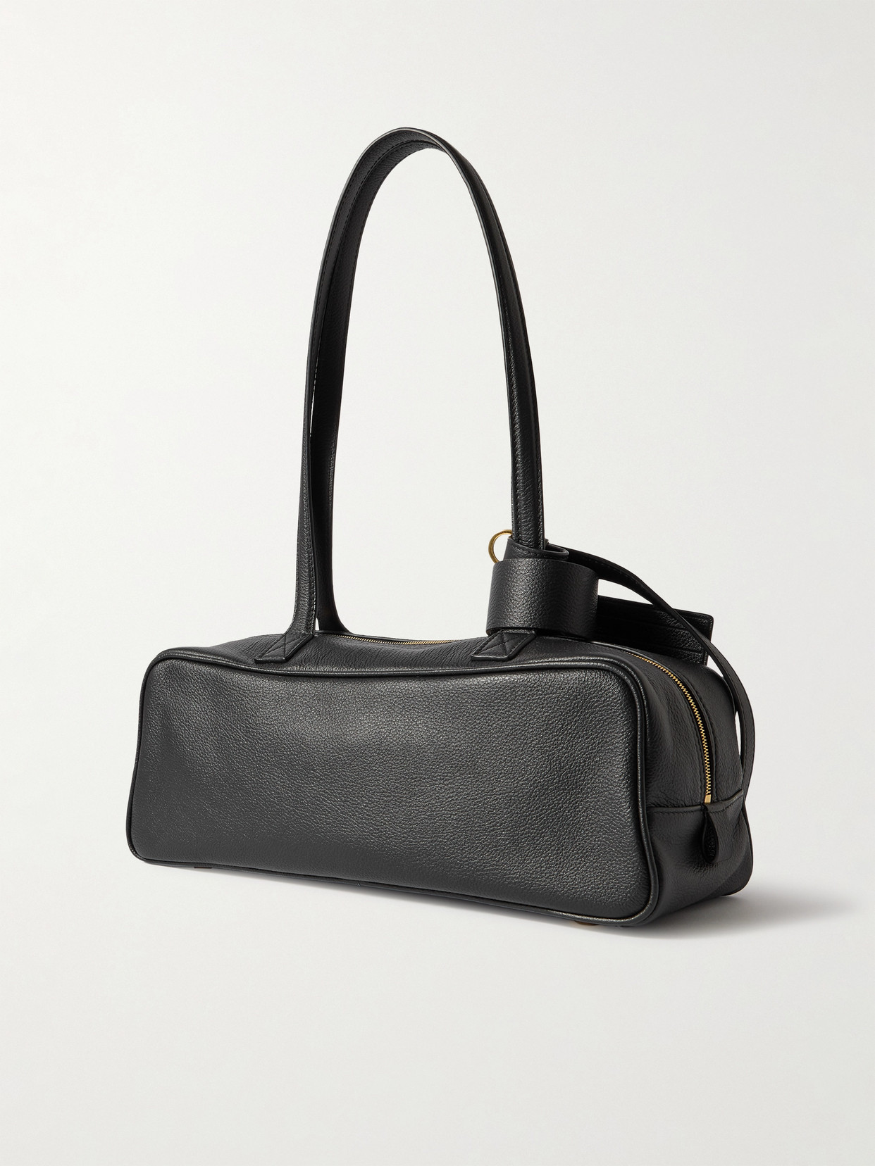Carrie Small Textured-Leather Shoulder Bag