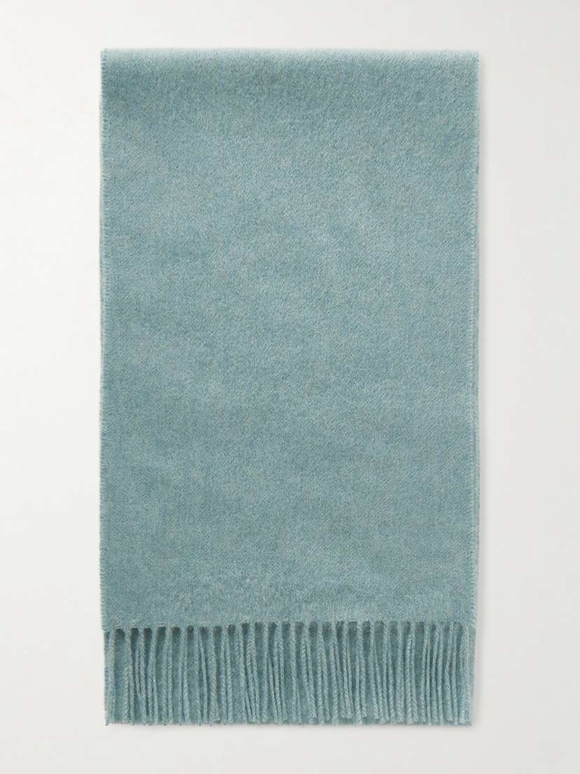 Johnstons of Elgin Fringed Cashmere Scarf