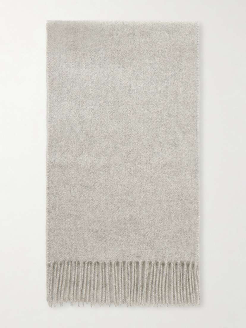 Johnstons of Elgin Fringed Cashmere Scarf