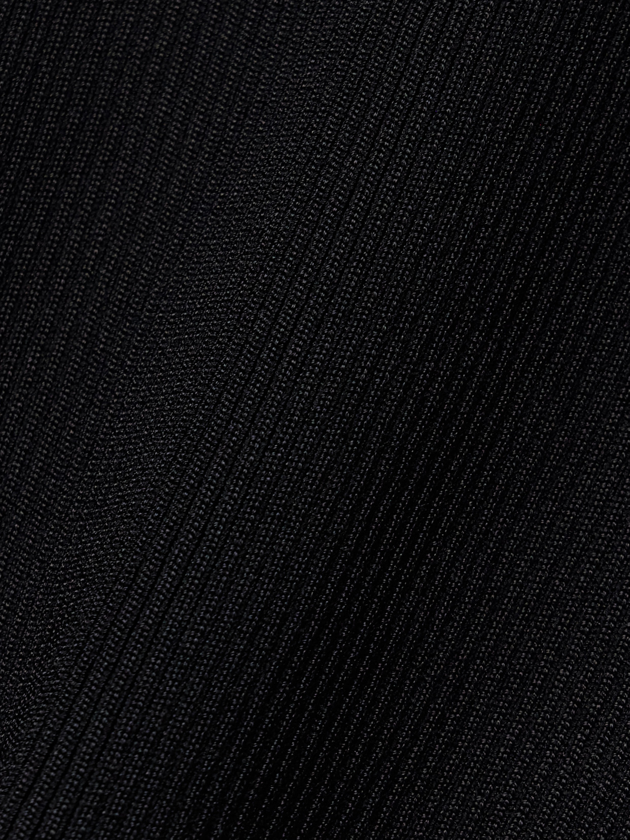 Self-portrait Ribbed-knit Cardigan In Black