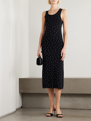 Altuzarra Geordie crystal-embellished jersey midi dress