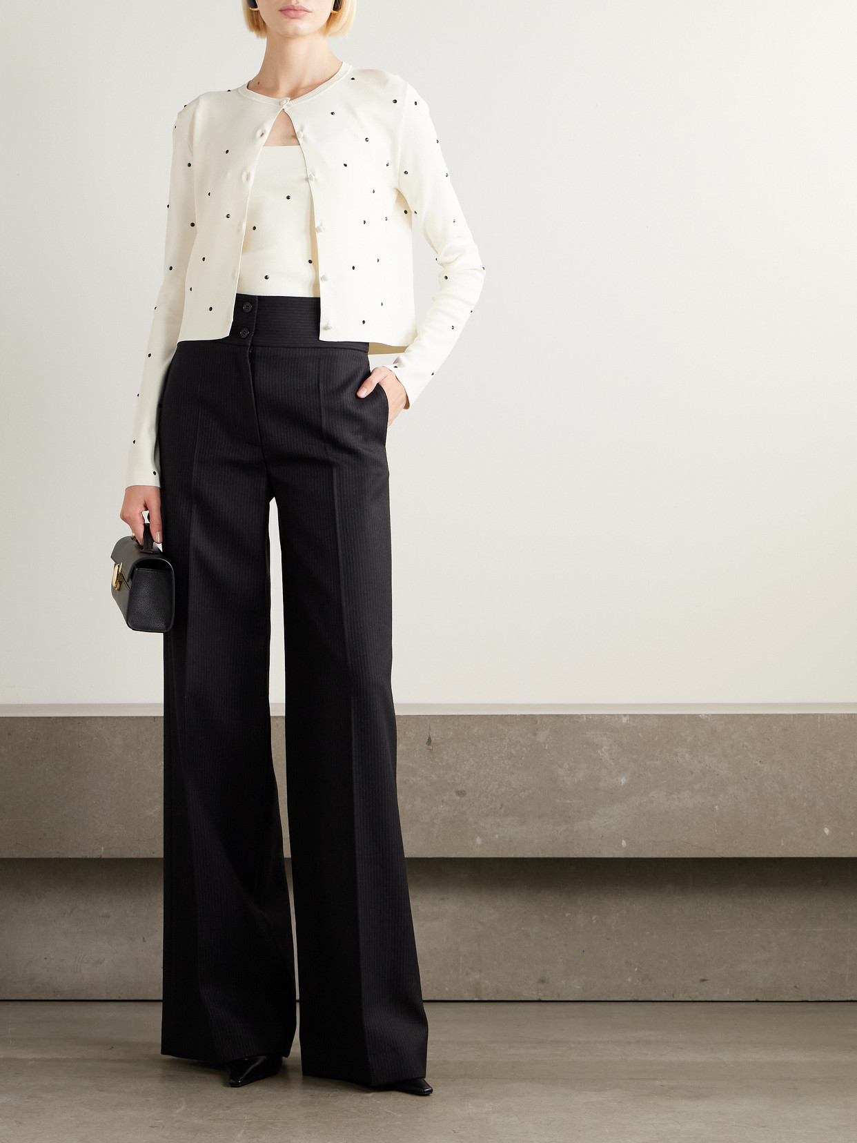 Baz Crystal-Embellished Jersey Tank