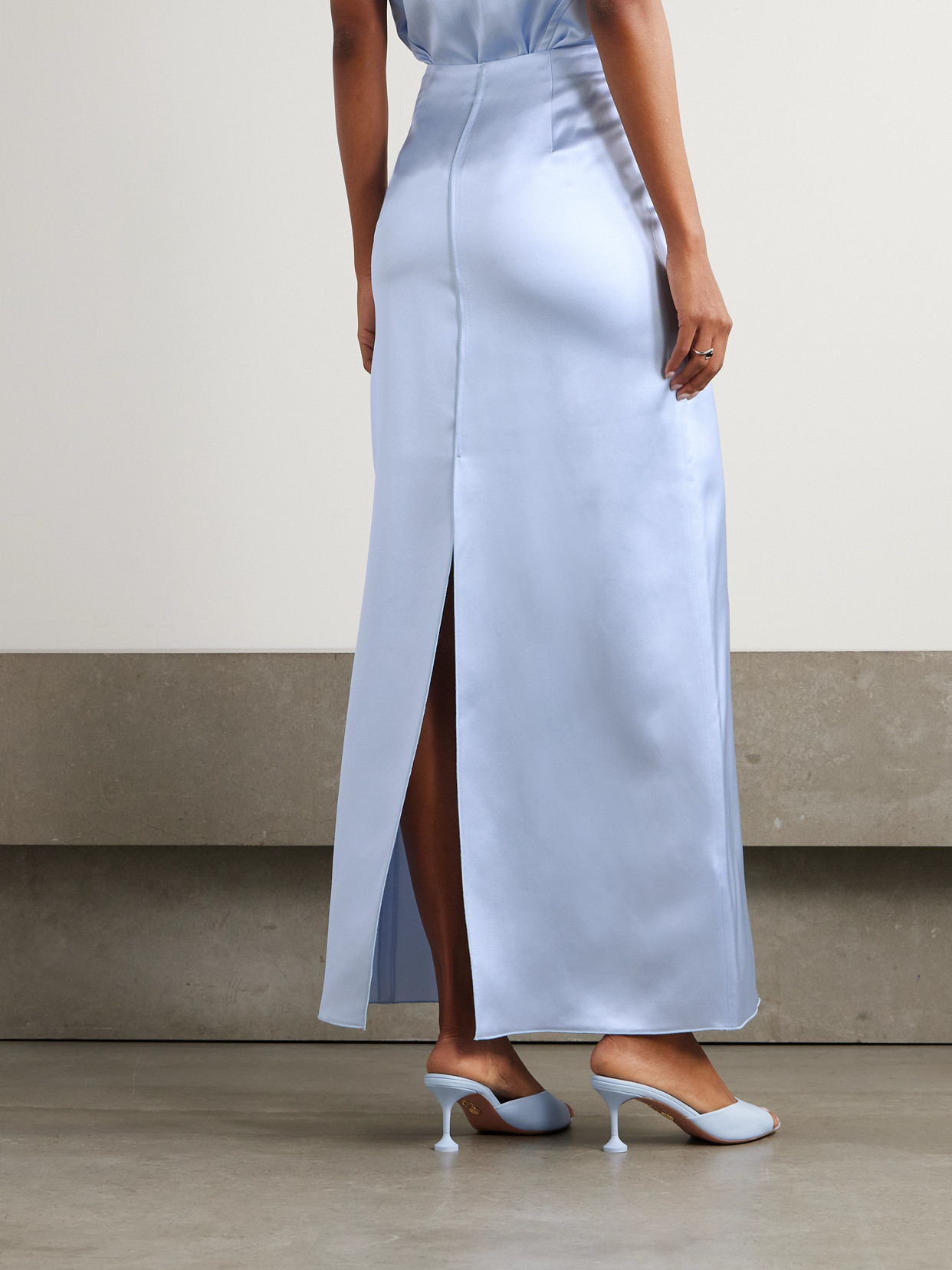 Kat Floral-Print Silk-Satin Maxi