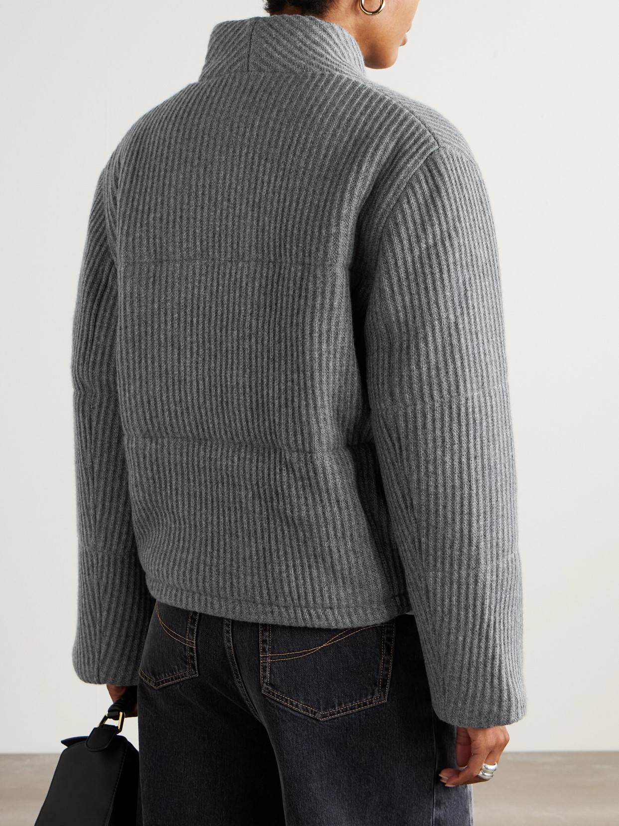 Linz Padded Ribbed Cashmere Jacket