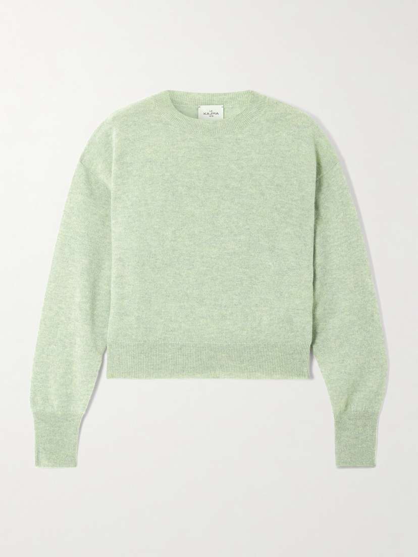 Le Kasha Menorca Mélange Organic Cashmere Sweater