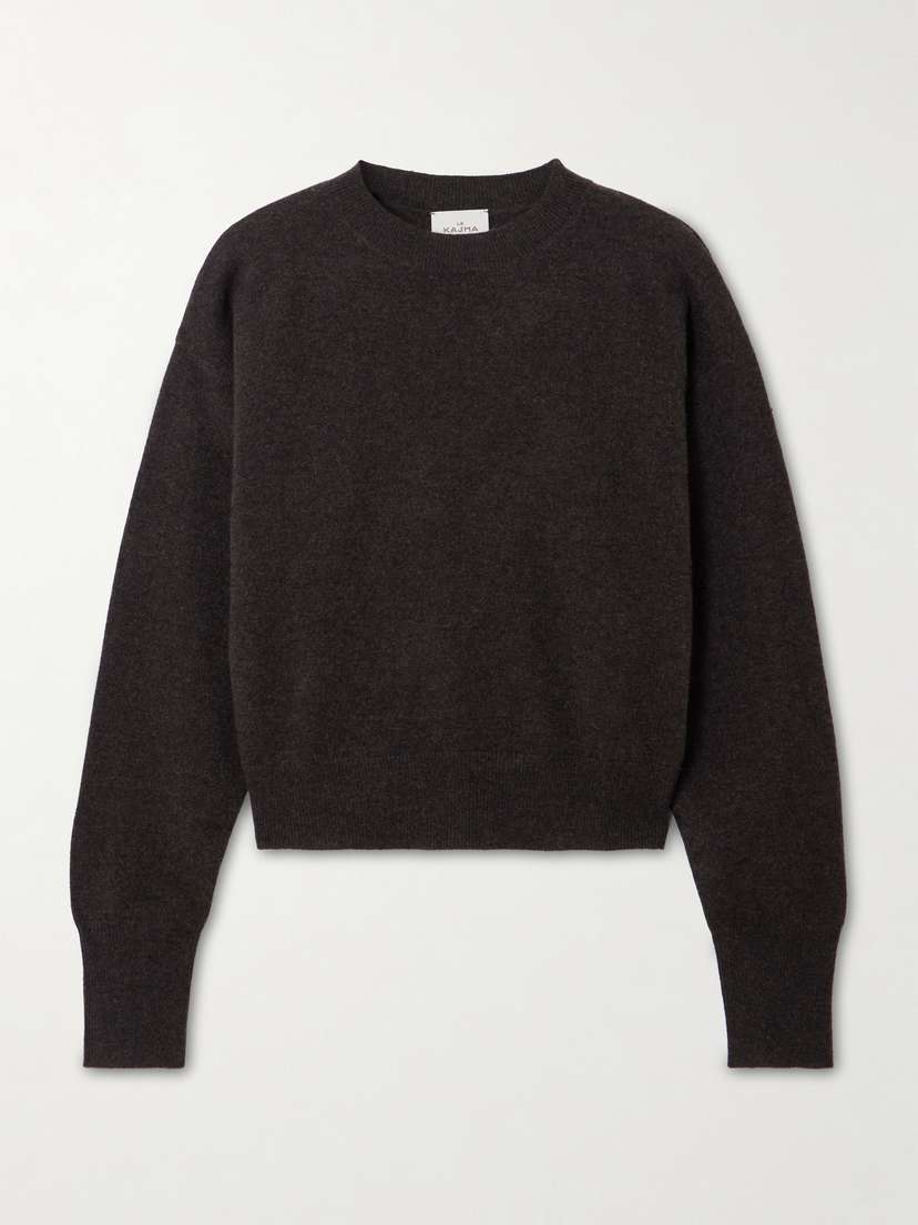 Le Kasha Menorca Cropped Organic Cashmere Sweater