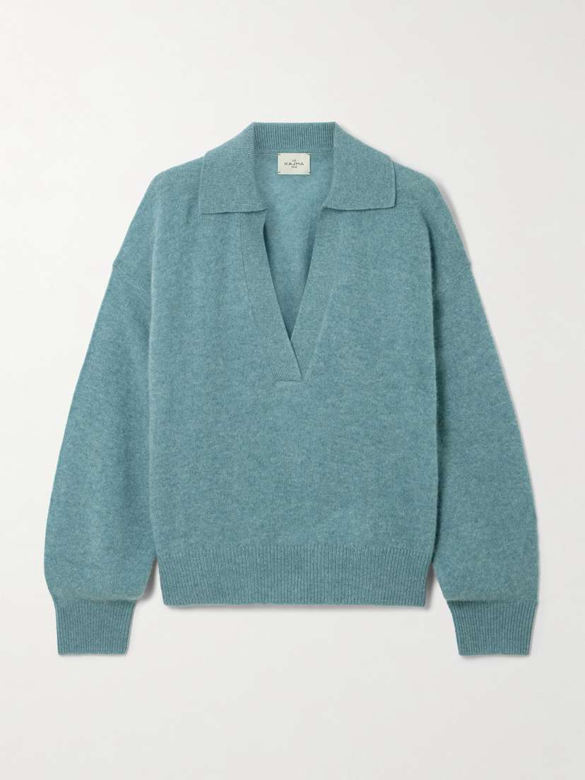 Le Kasha Jacksob Brushed Organic Cashmere Sweater