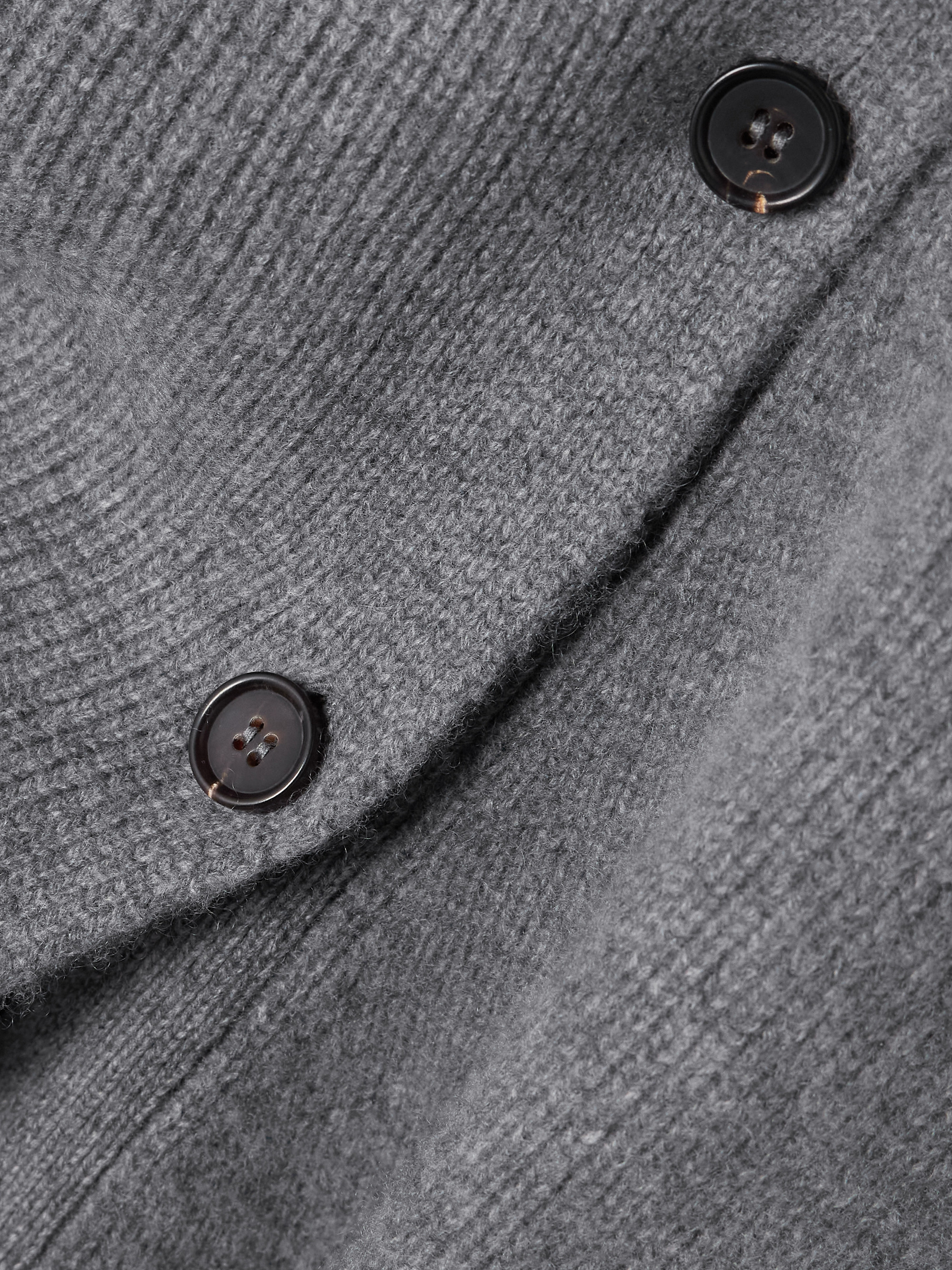 Le Kasha Derios convertible cashmere turtleneck cardigan