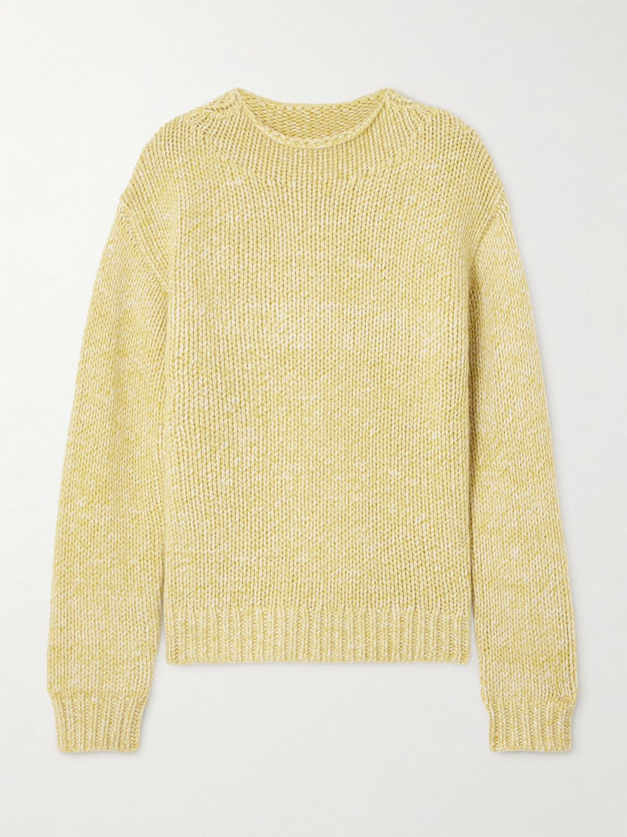 Le Kasha Brest Organic Cashmere Sweater In Yellow