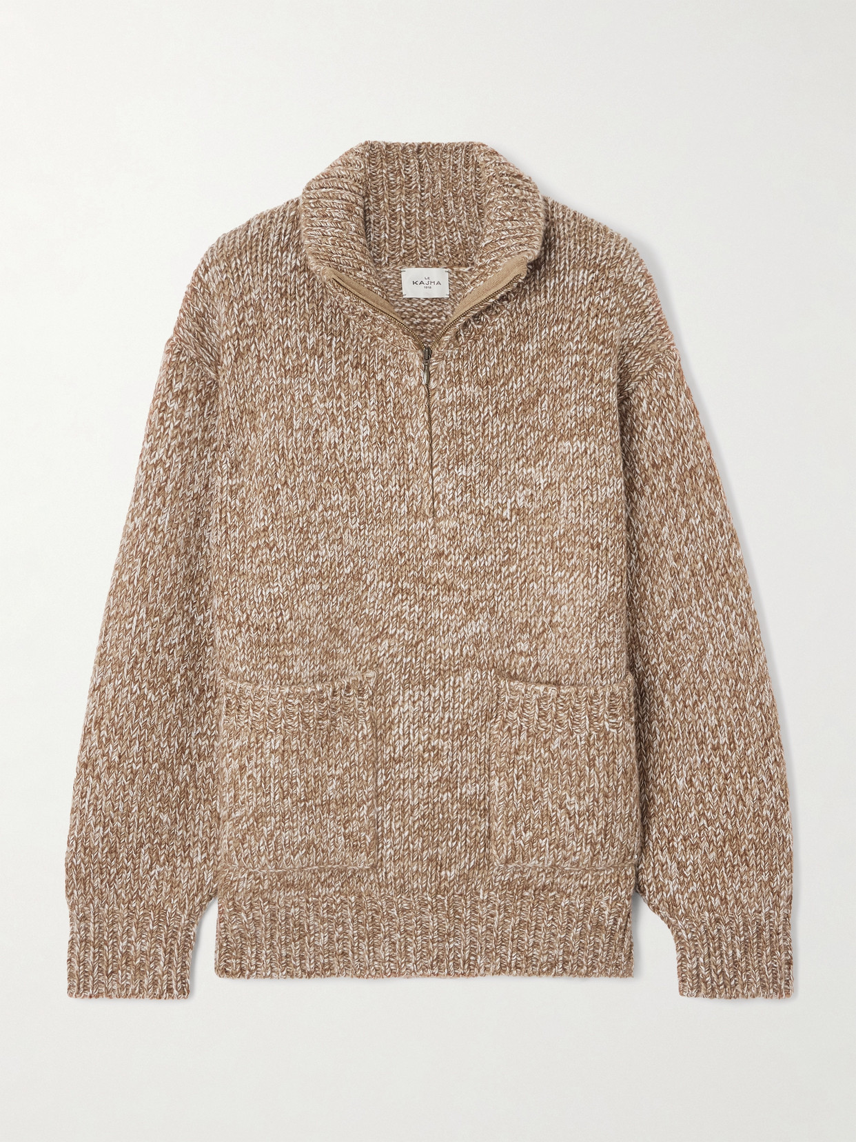 Le Kasha Nevada Cashmere Sweater In Brown