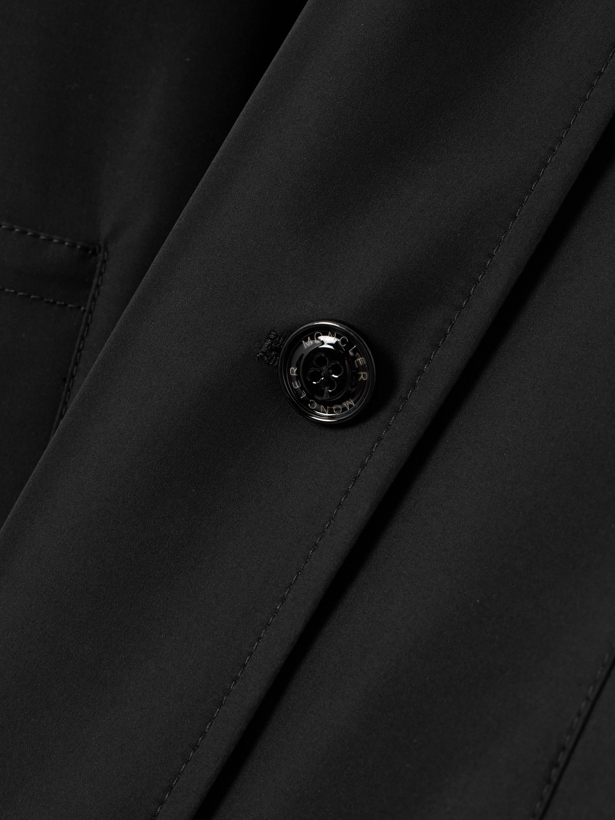 Moncler Genius Moncler X Edward Enninful Zake Technical Trench Coat In Black