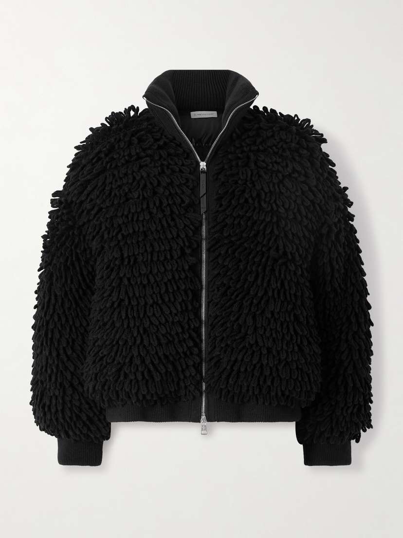 Moncler Genius + Edward Enninful Wool-blend Zip-up Cardigan