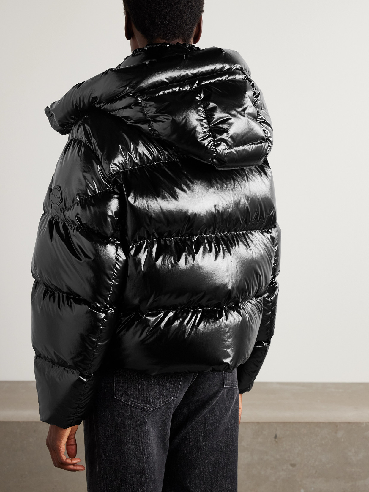 Moncler Genius Lothar Hooded Quilted Shell Down Jacket In Black
