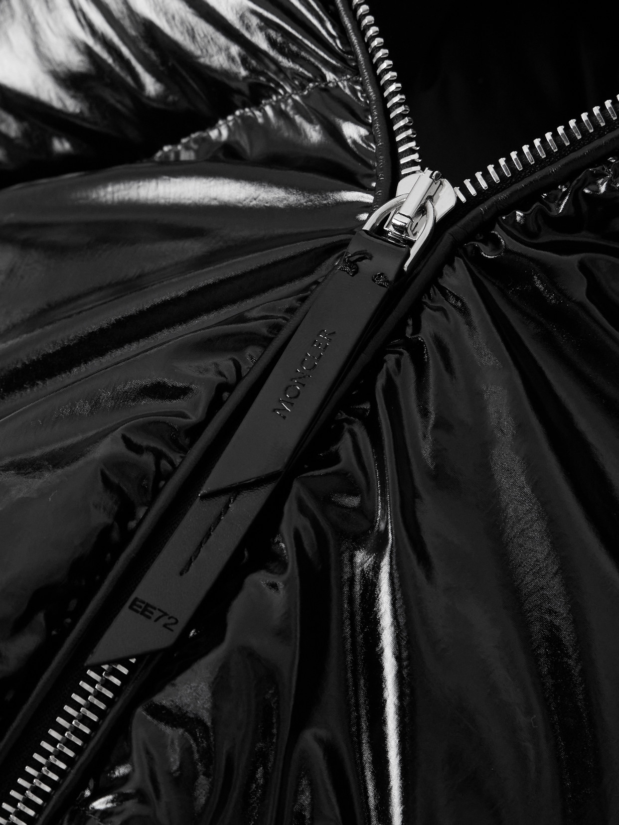 Moncler Genius Lothar Hooded Quilted Shell Down Jacket In Black
