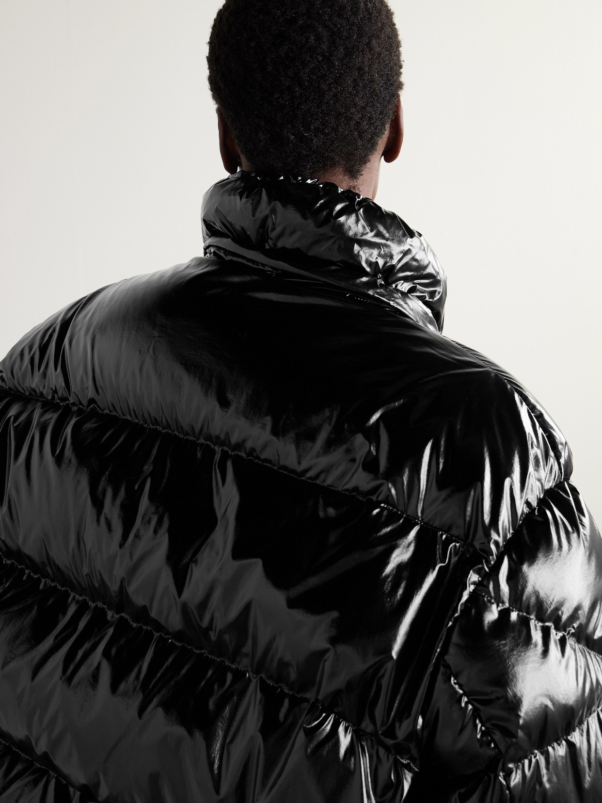 Moncler Genius Lothar Hooded Quilted Shell Down Jacket In Black