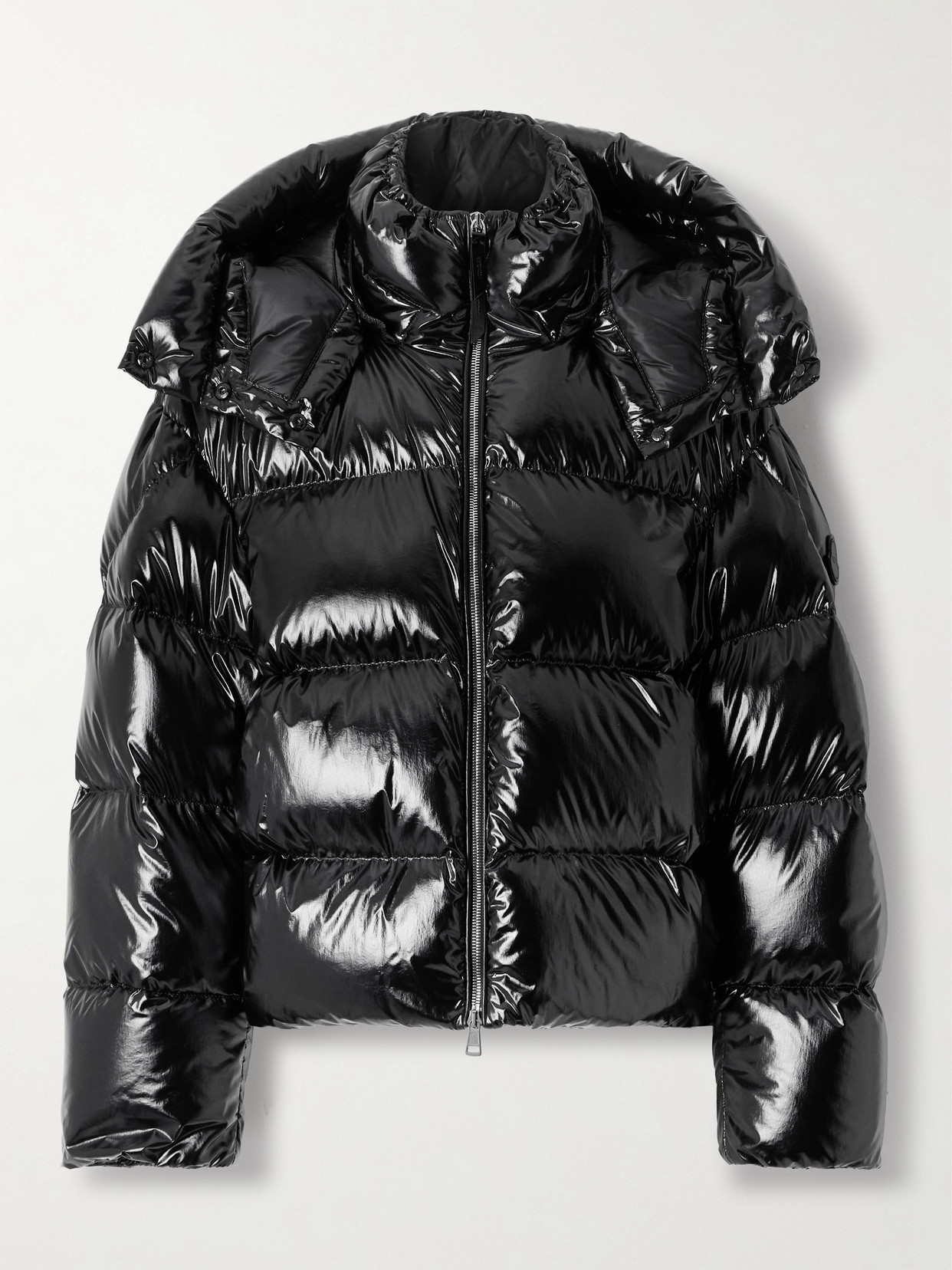 Moncler Genius Lothar Hooded Quilted Shell Down Jacket In Black