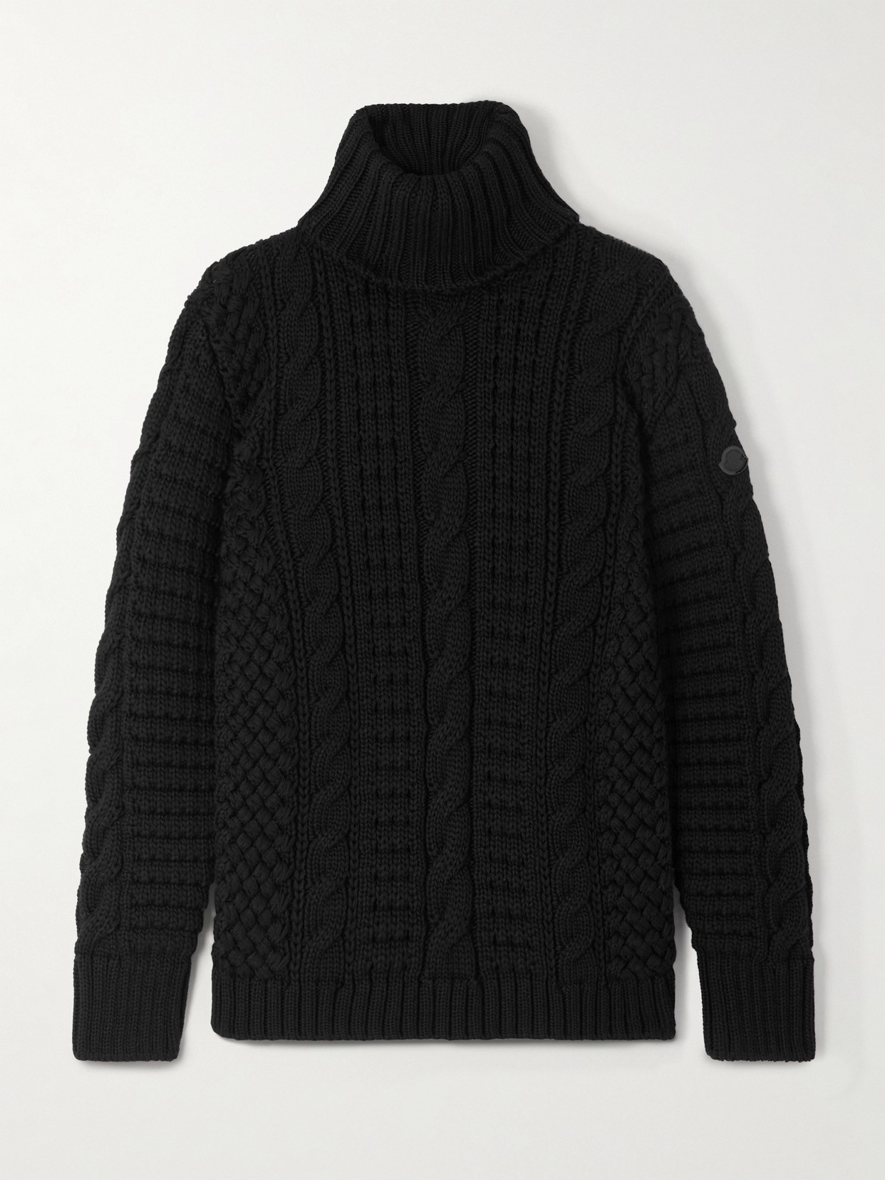 Genius - + Edward Enninful Cable-Knit Wool Turtleneck Sweater