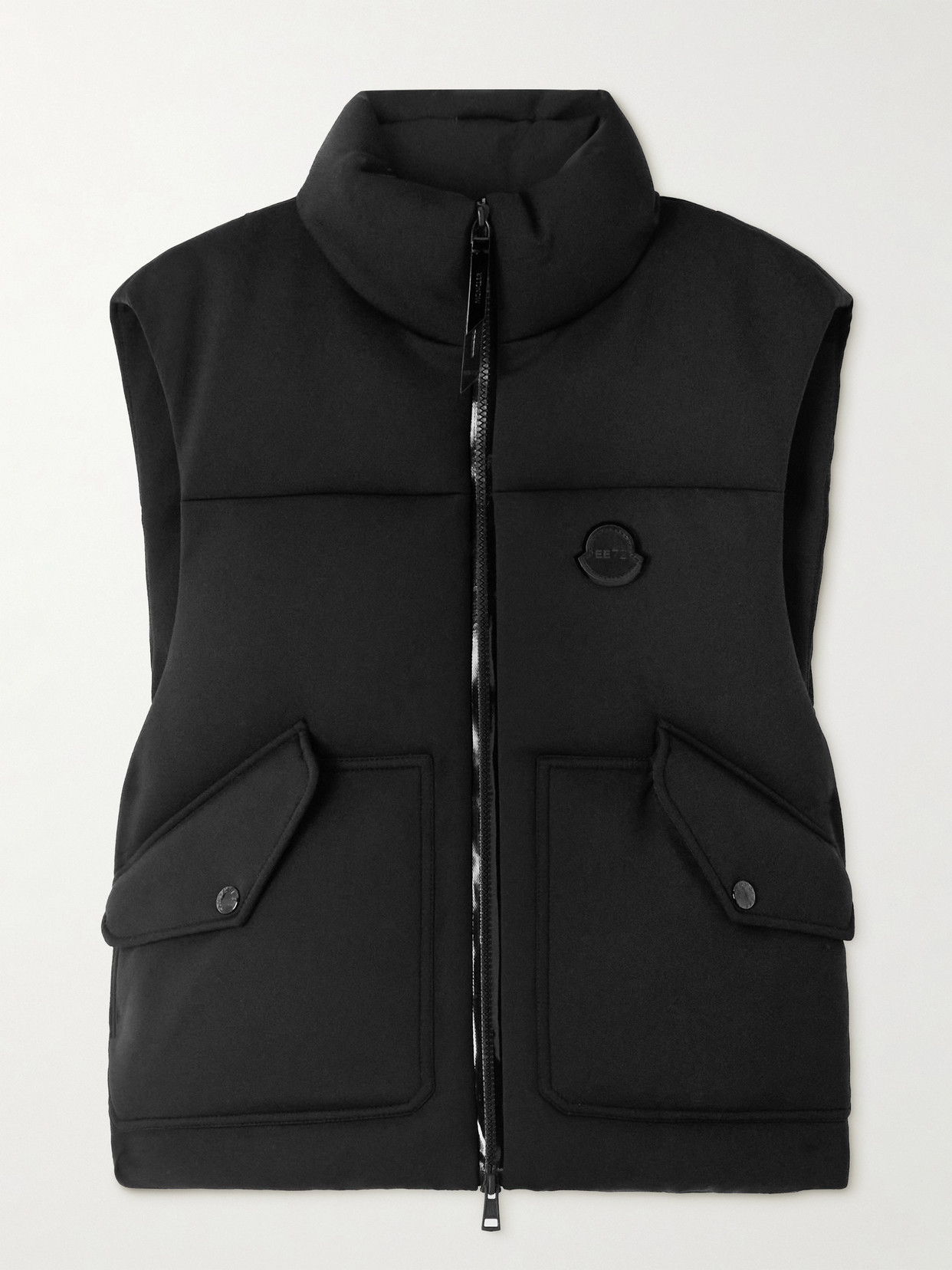 Moncler Genius Moncler X Edward Enninful Otis Oversized Down Vest In Black