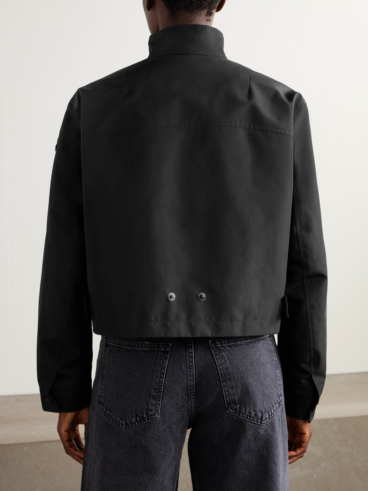 Moncler Genius Krovanh Shell Down Jacket In Black