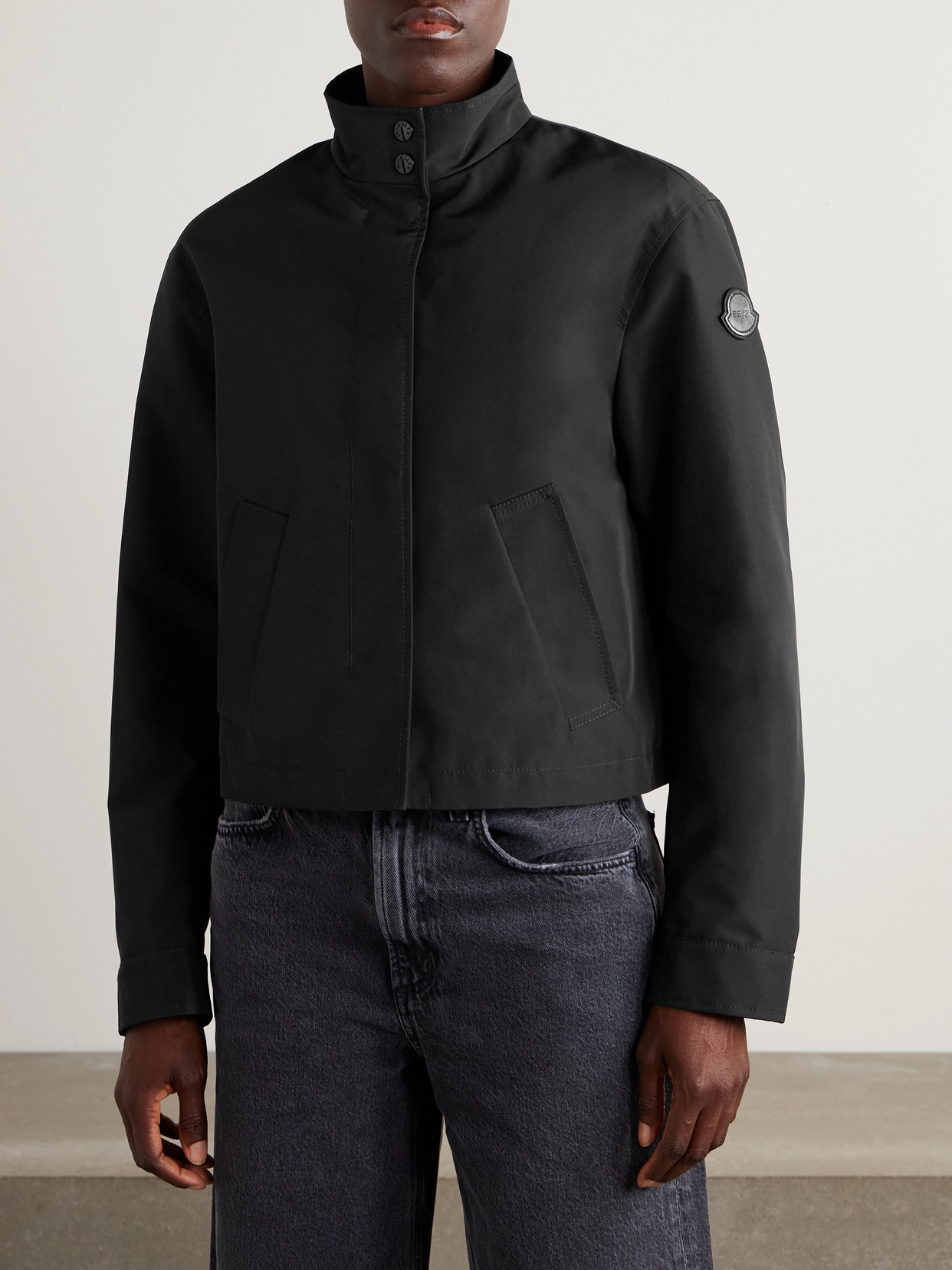 Moncler Genius Krovanh Shell Down Jacket In Black