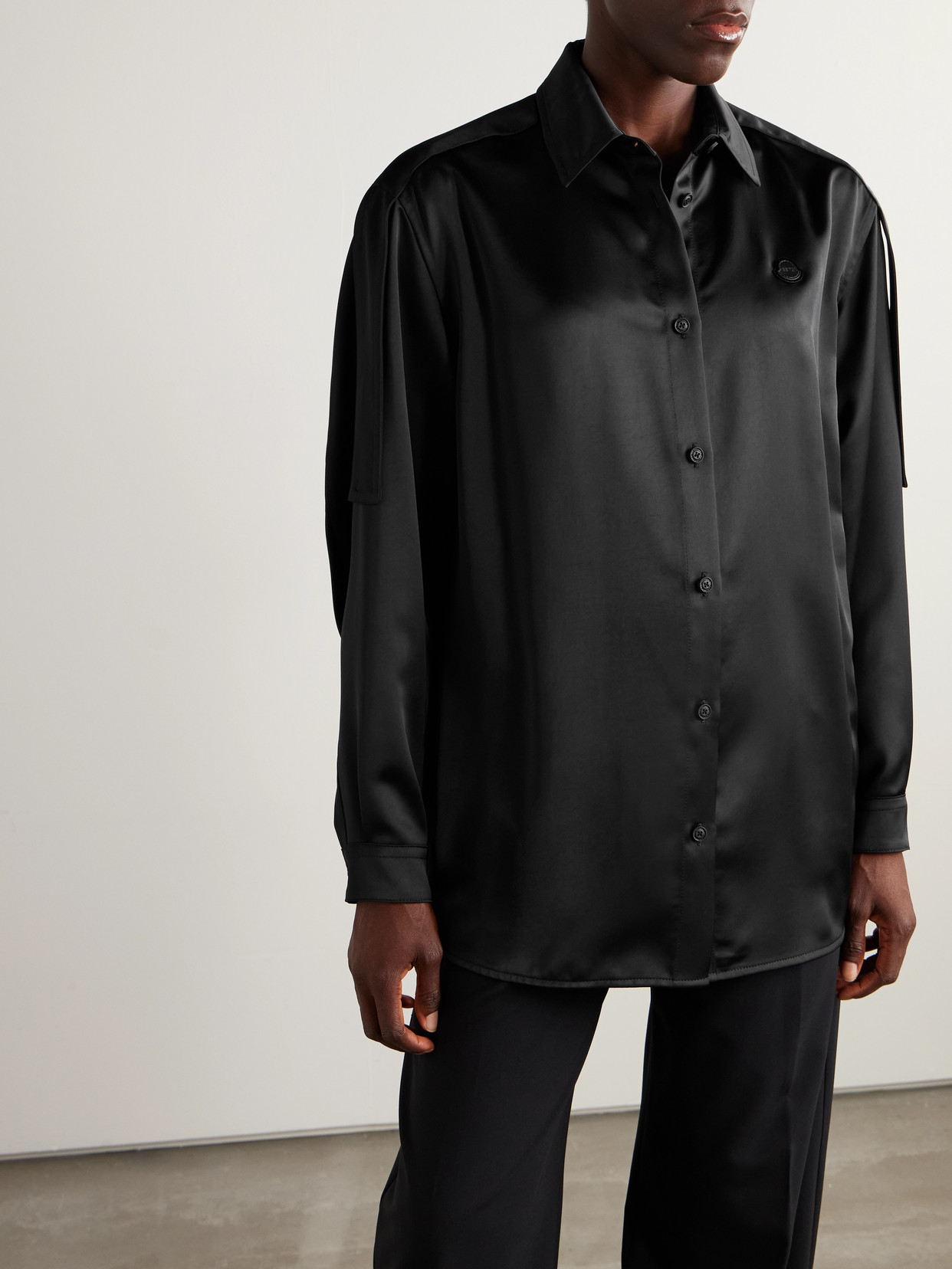 Moncler Genius Moncler X Edward Enninful Shirt In Black