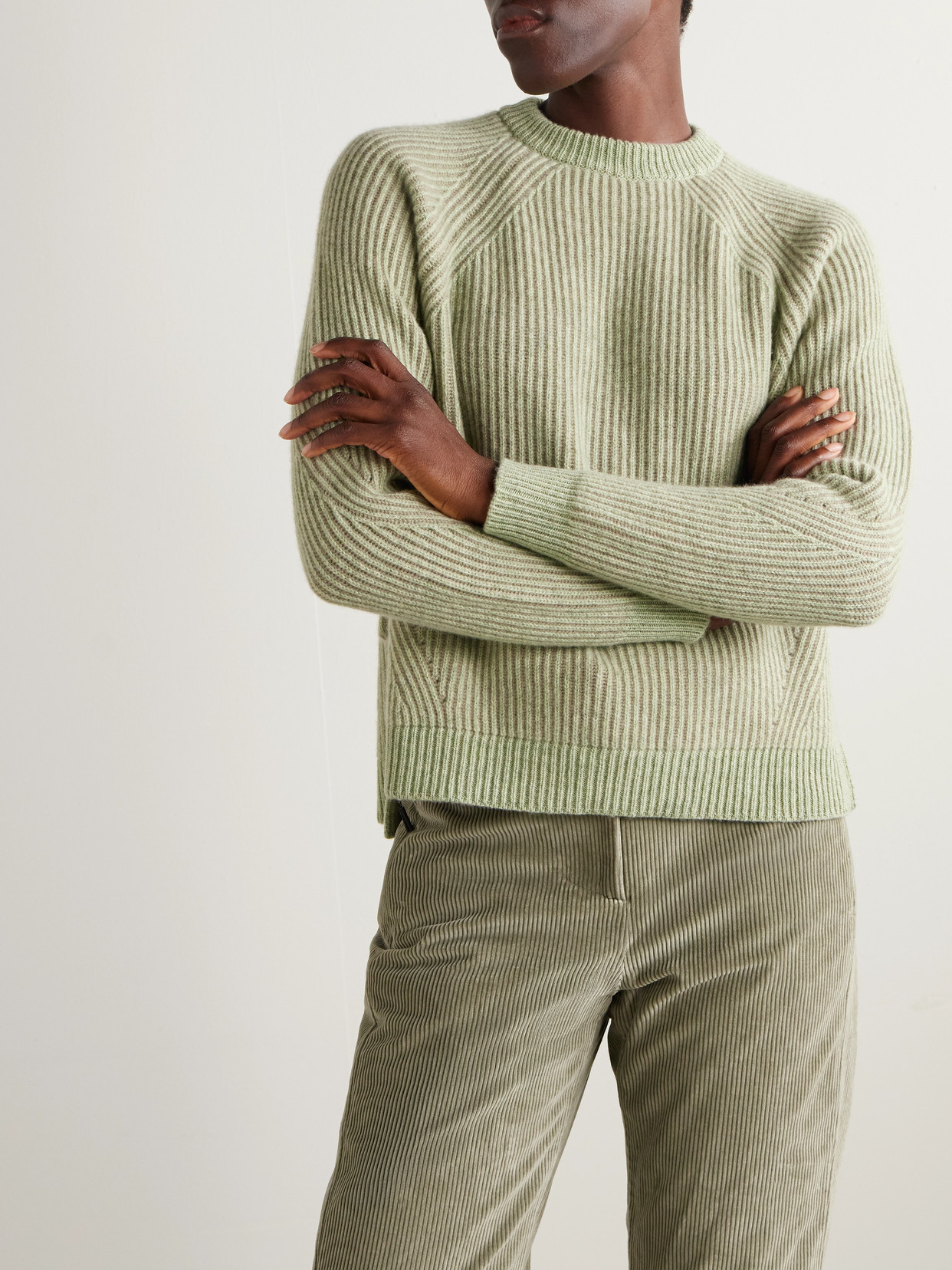 Ribbed Cashmere Sweater