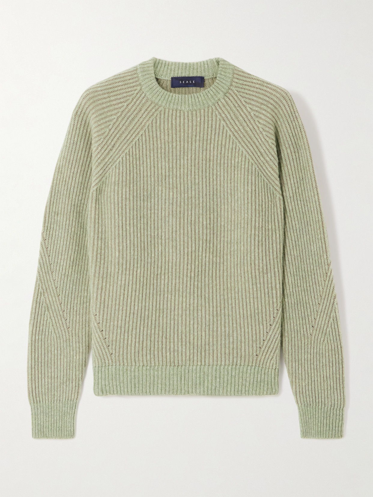 Sease Ribbed Cashmere Sweater In Green