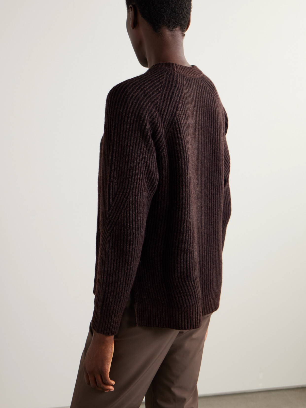 Ribbed Cashmere Sweater