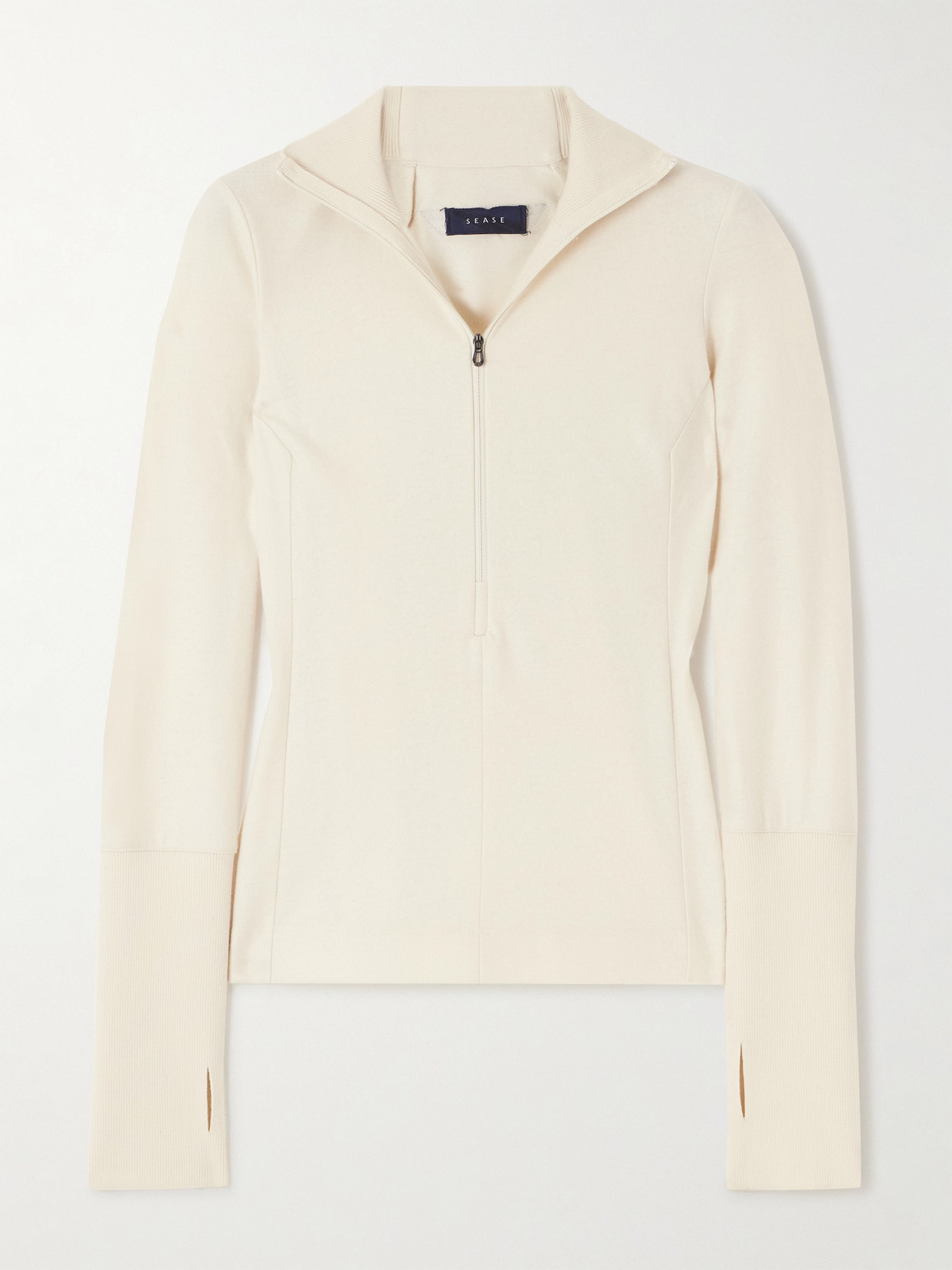 Sease Ariel Fleece Ski Top In White