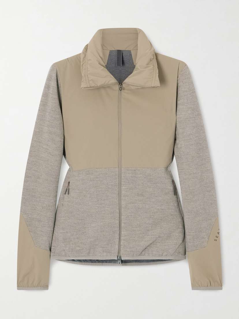 Sease Alon 2. Padded Shell-trimmed Wool-blend Jacket