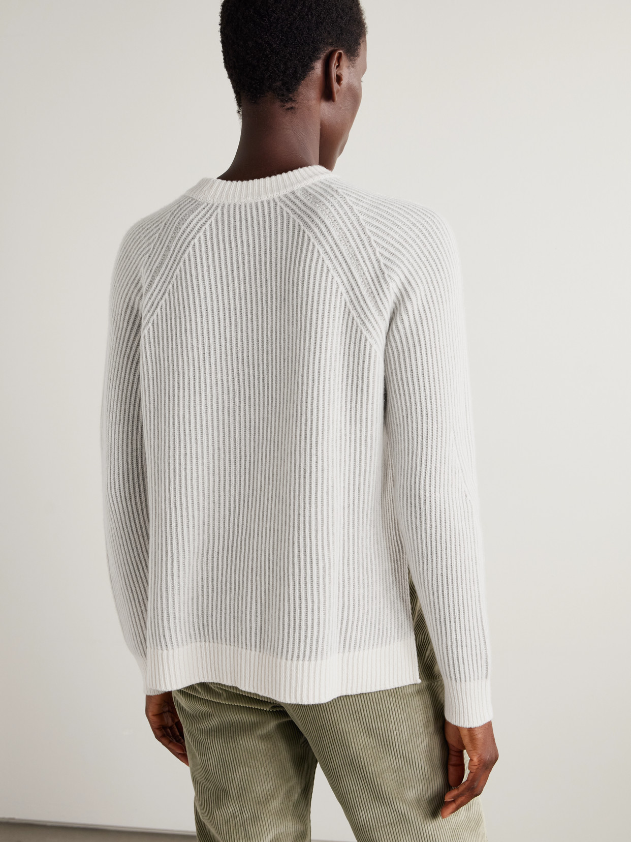 Ribbed Cashmere Sweater
