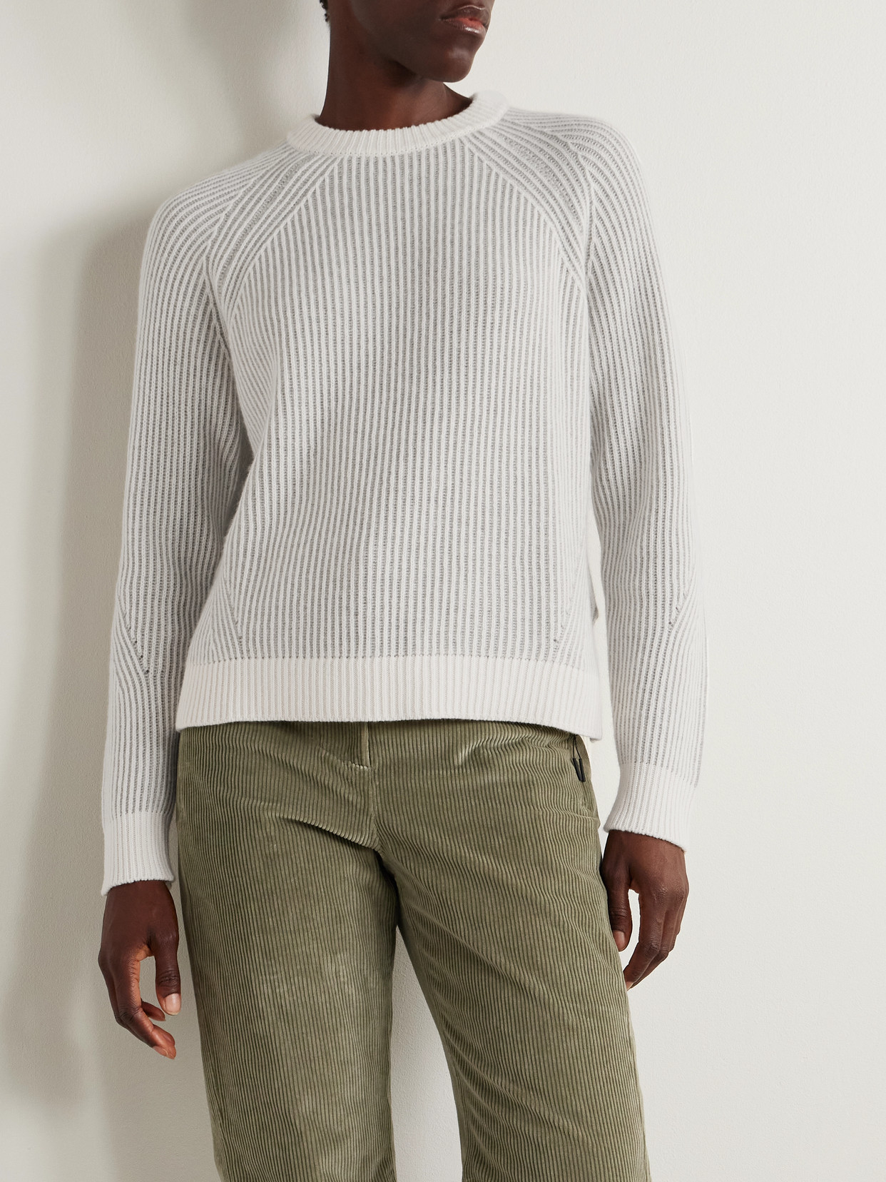Ribbed Cashmere Sweater