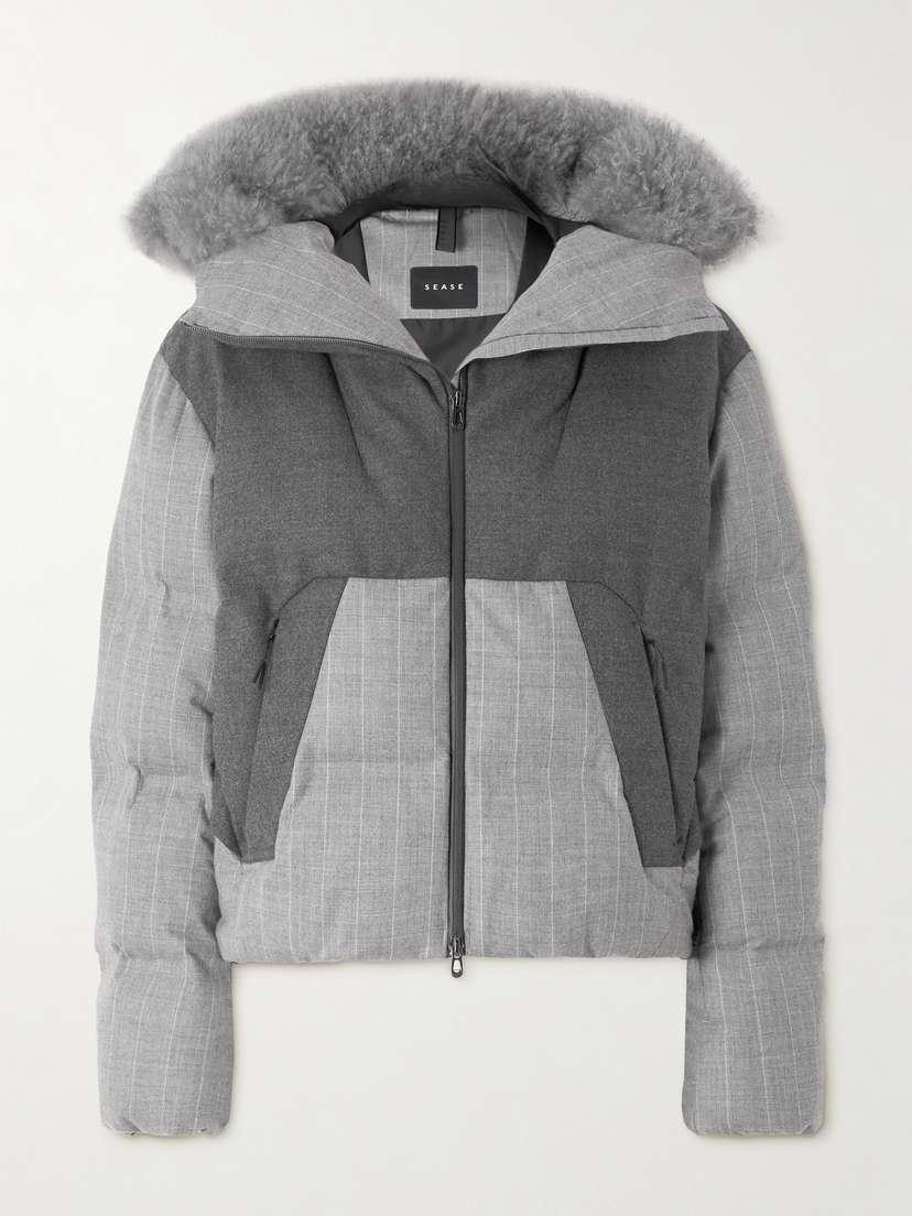 Sease Arlo Vampire 3.0 Hooded Quilted Striped Cashmere-blend Down Ski Jacket