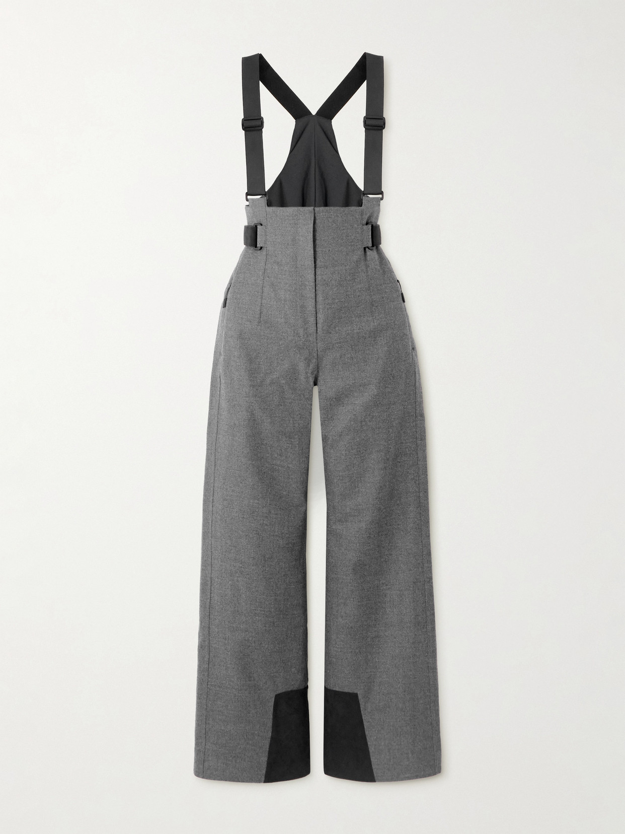 Sease Aoraki Wool-blend Ski Salopettes In Blue