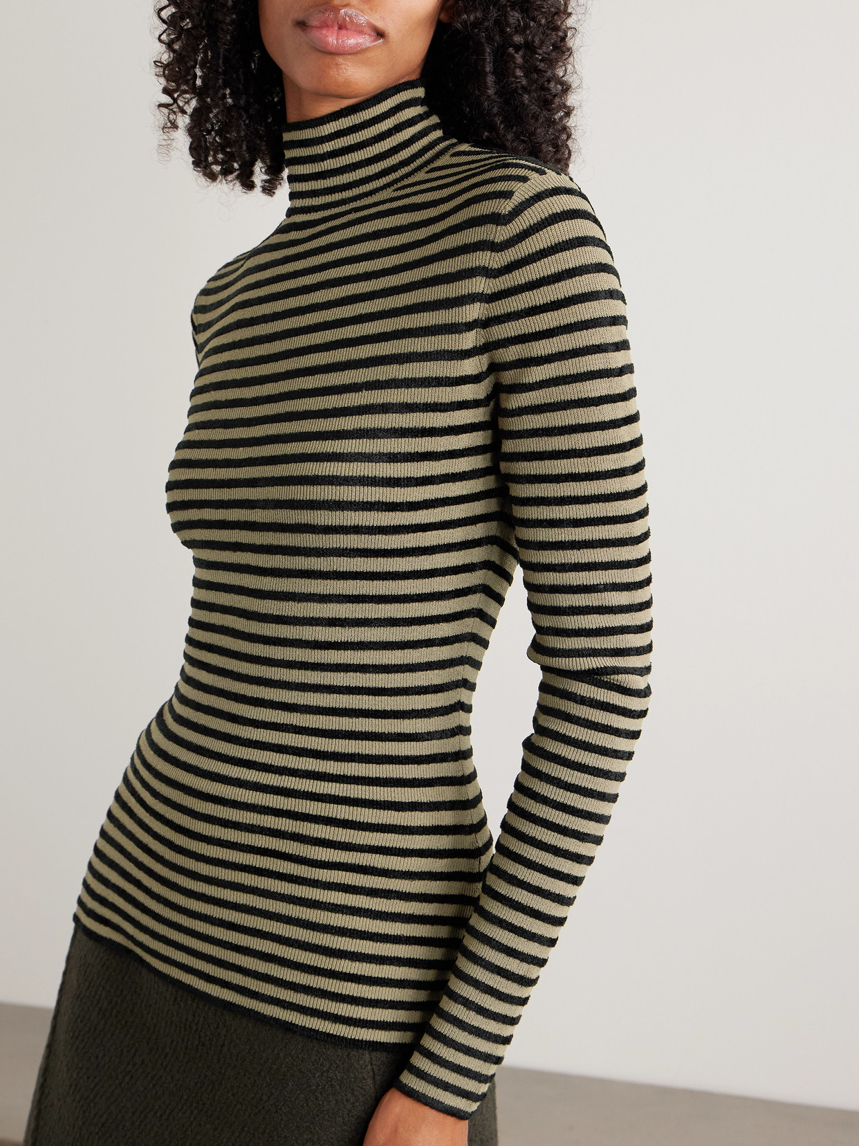 Proenza Schouler Didi Striped Knitted Sweater In Multi