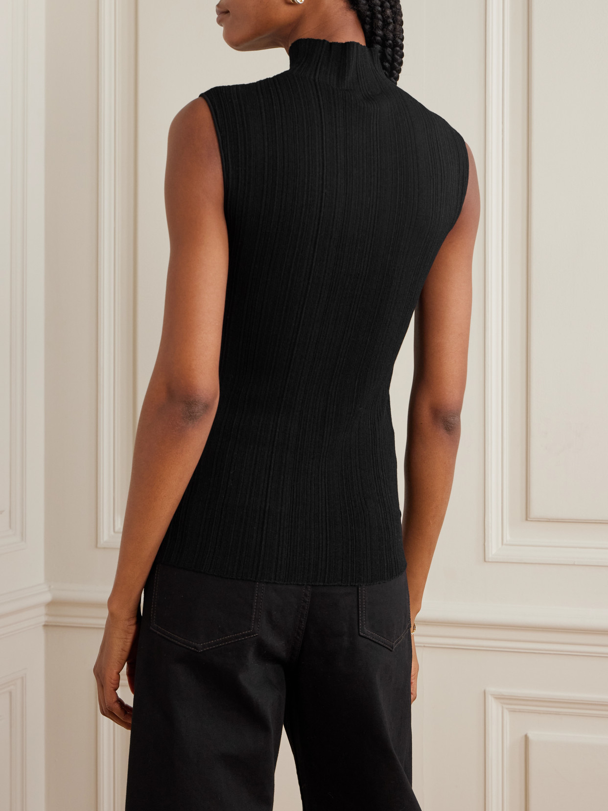 Federica Ribbed-Knit Top