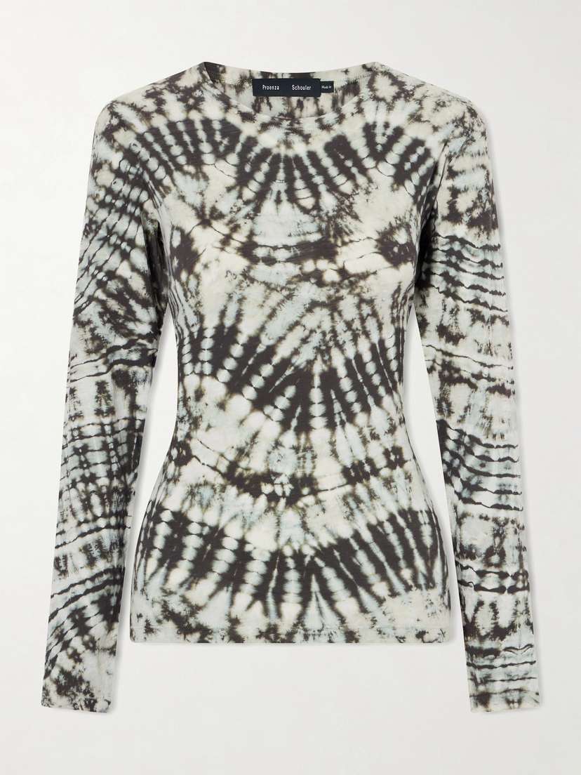 Proenza Schouler Mia Tie-dyed Cotton-jersey T-shirt