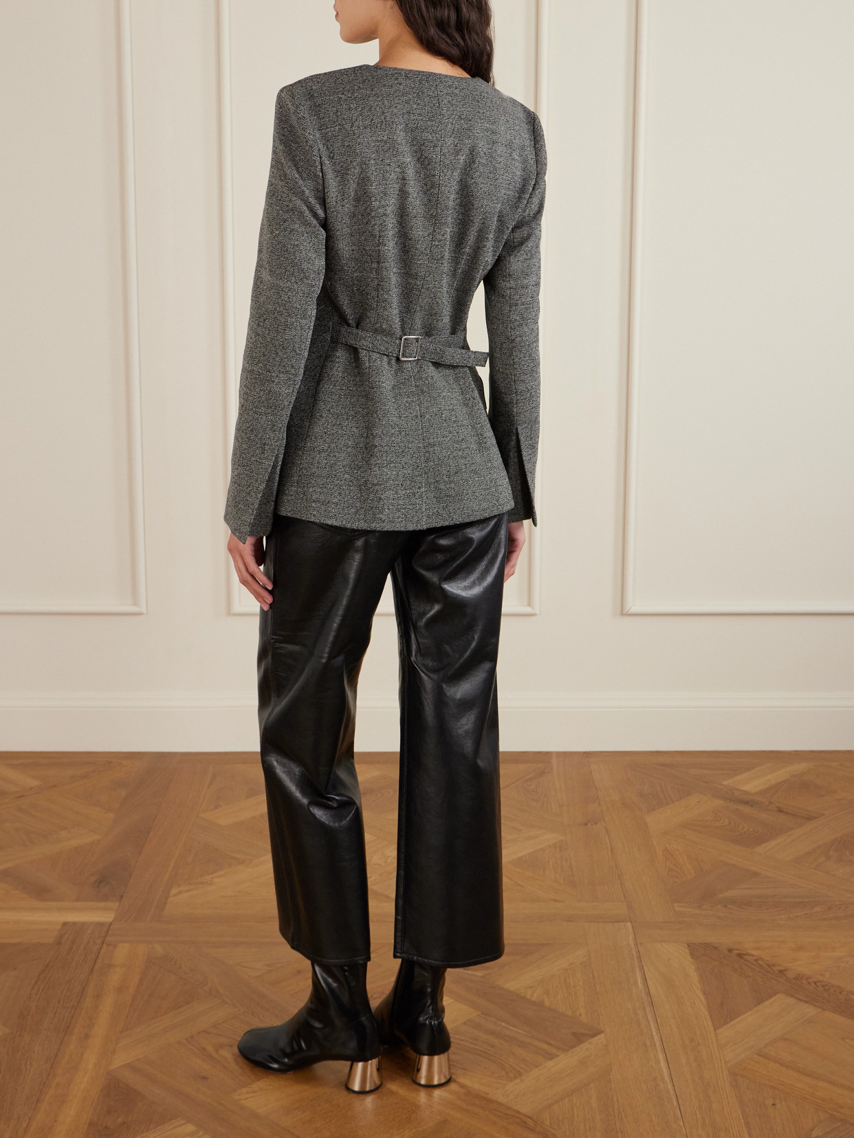 Proenza Schouler Annemarie Button-fastening Jacket In Green