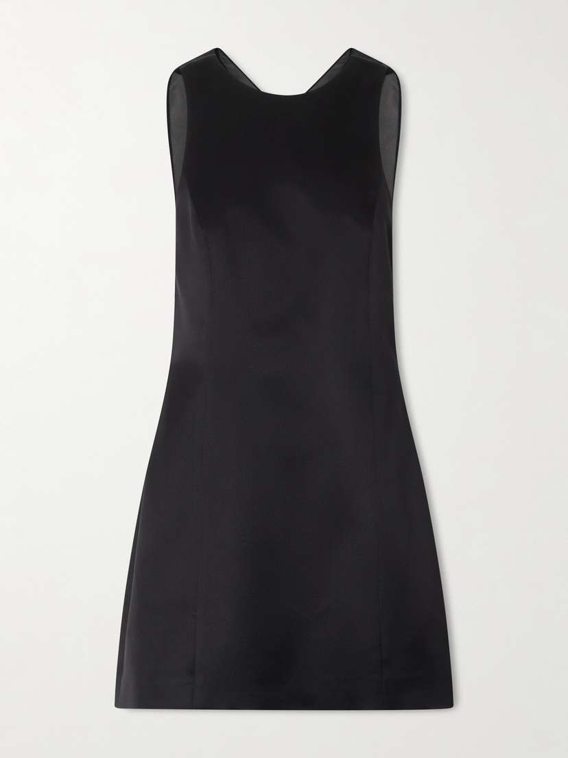 Veronica de Piante Soren Open-back Silk Mini Dress