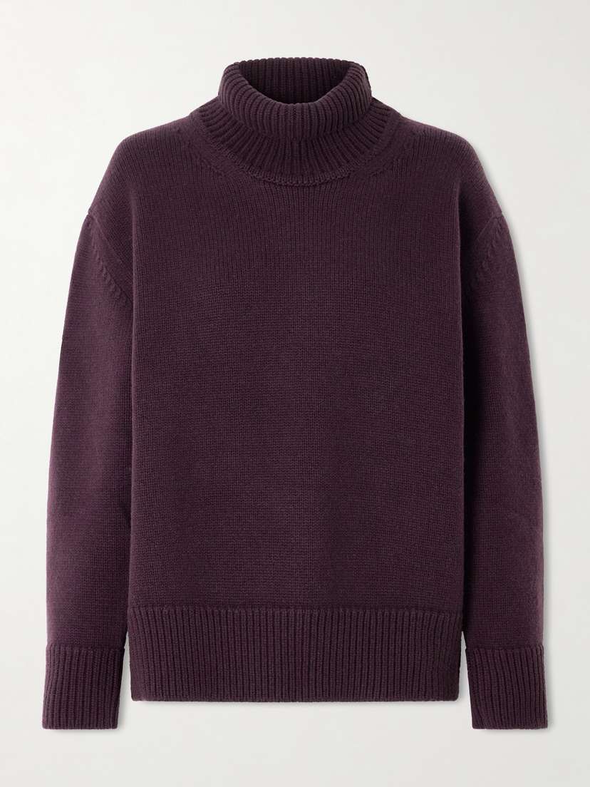 Veronica de Piante Delphine Wool And Cashmere-blend Turtleneck Sweater