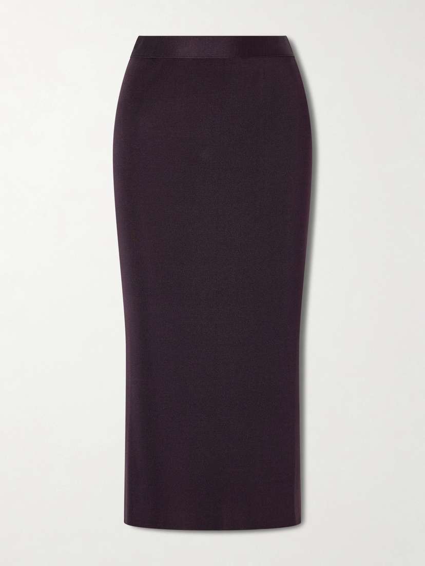 Veronica de Piante Caterina Silk Midi Skirt