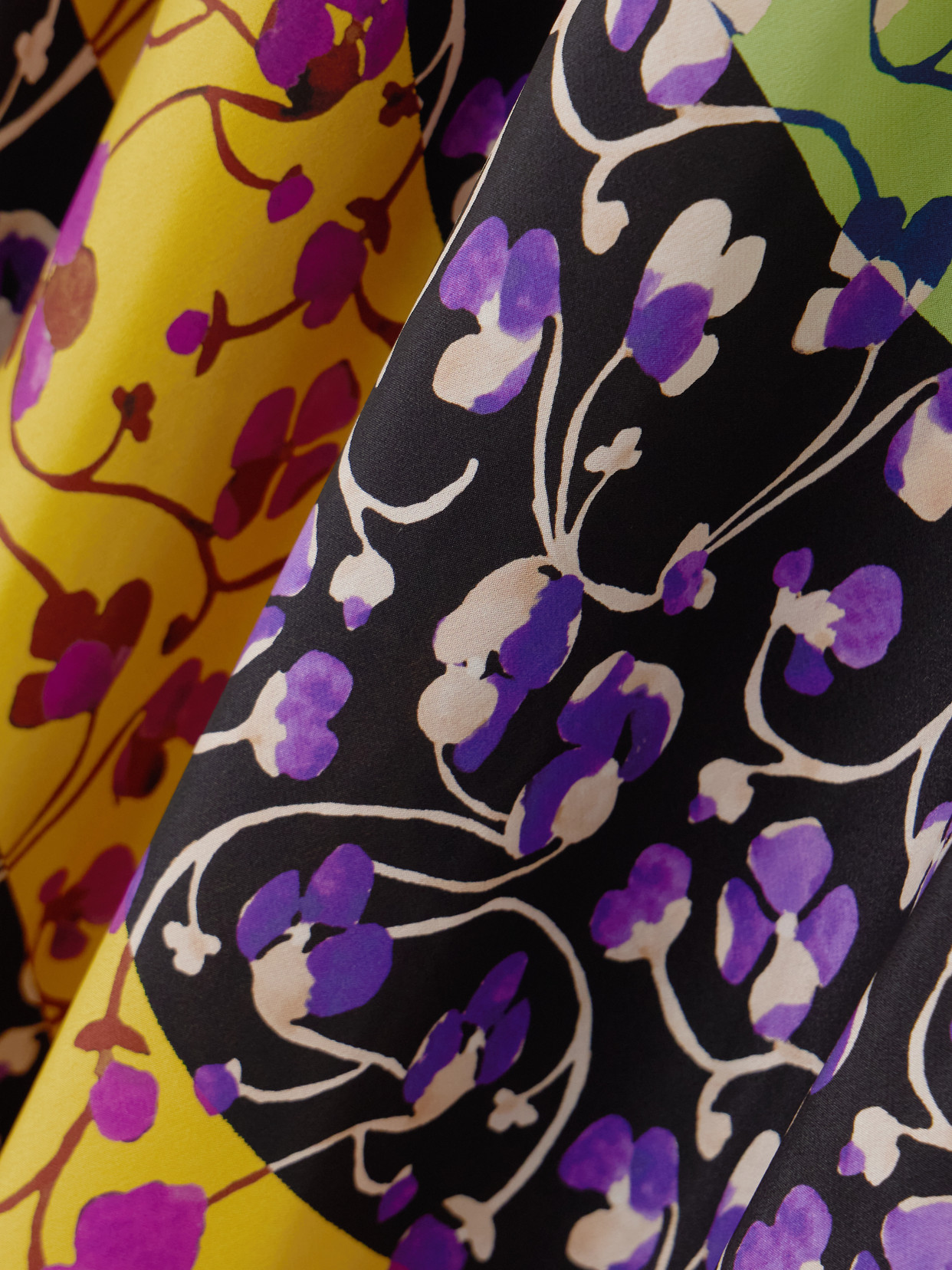 La Doublej Marlene Printed Silk-crepe Maxi Dress In Multi