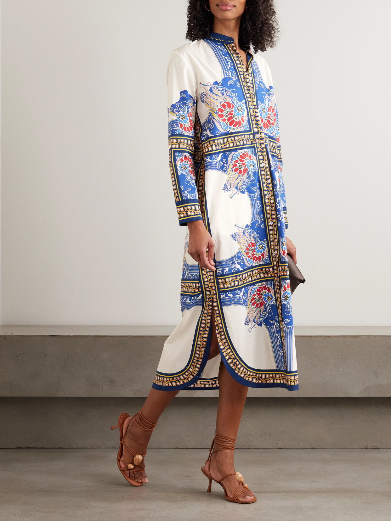 Sundowner Printed Cotton-Poplin Tunic