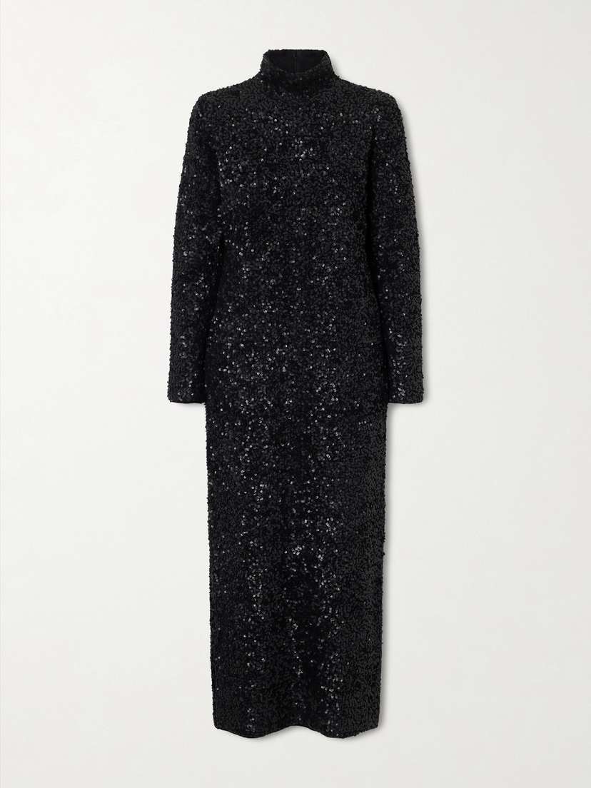 Adam Lippes Samadhi Sequined Knitted Maxi Dress