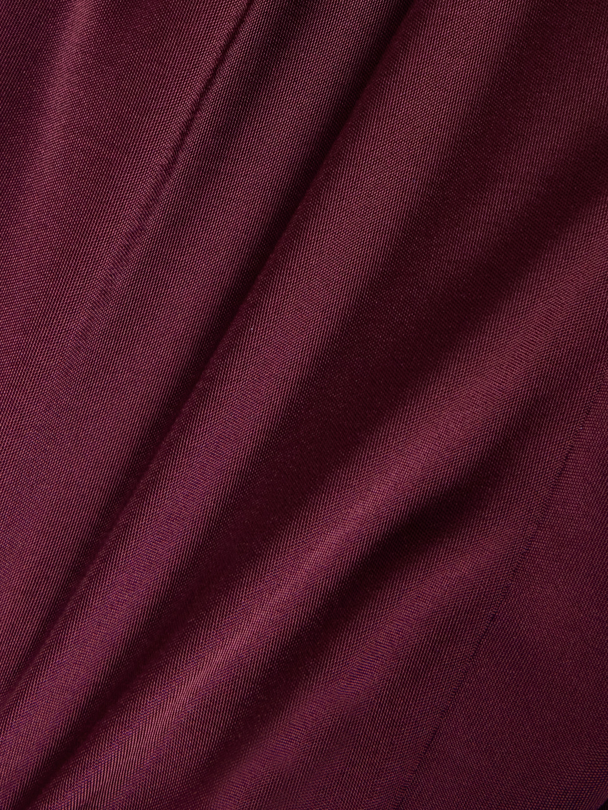 Versace Embellished Paneled Draped Satin-jersey Gown In Brown