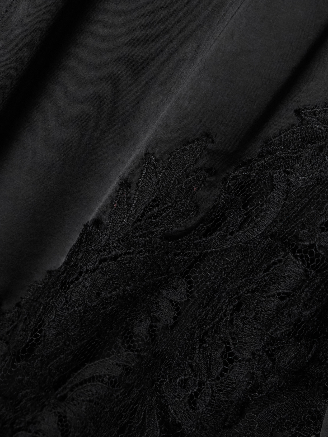 Lace-Trimmed Shirt