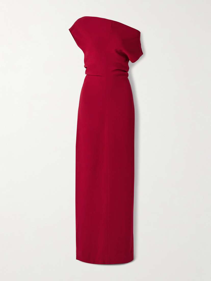 Proenza Schouler Rosina Off-the-shoulder Crepe Maxi Dress