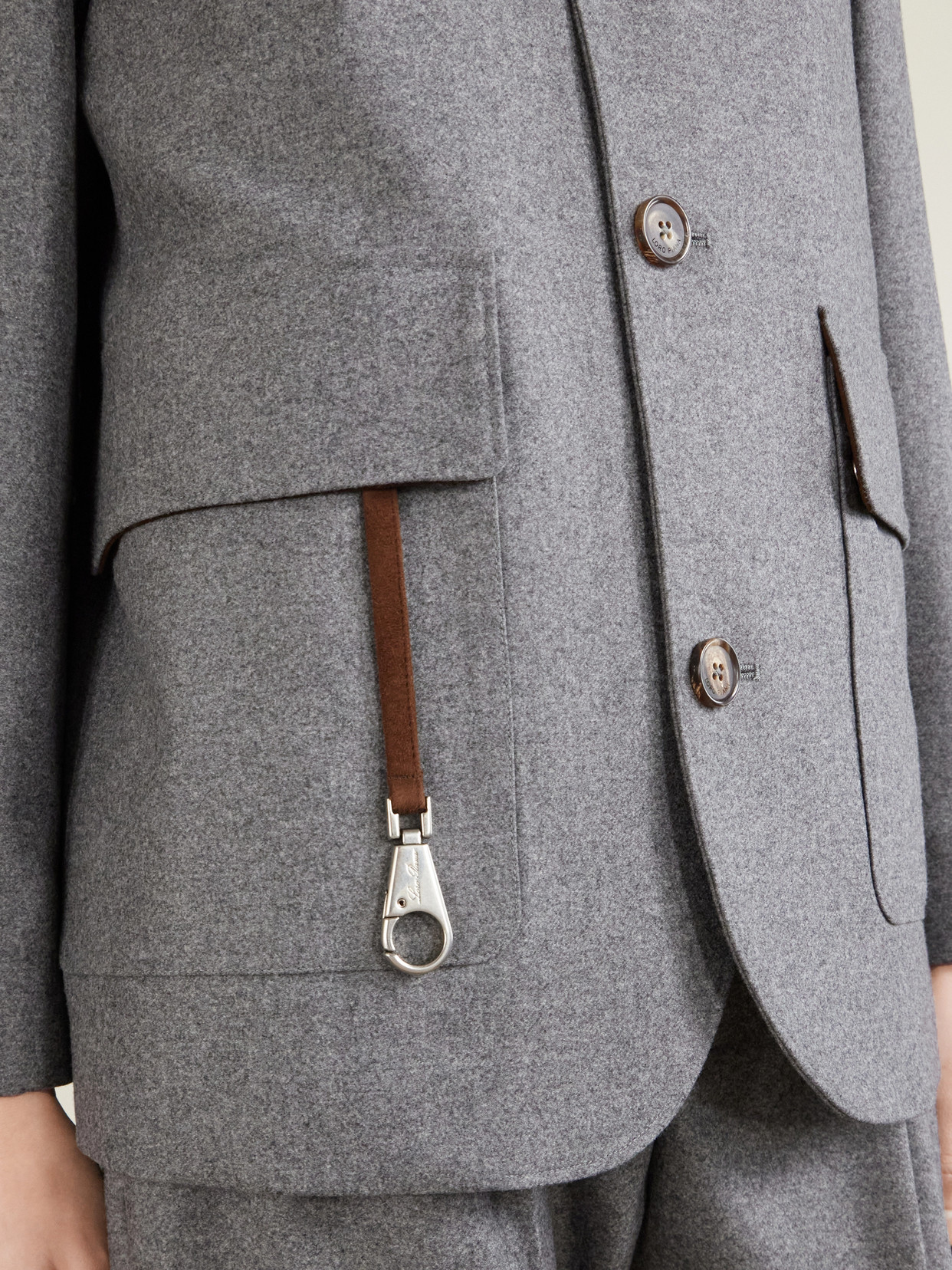 Roadster Suede-Trimmed Wool And Cashmere-Blend Jacket